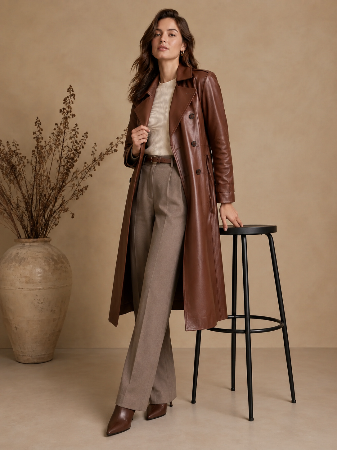 Marchetti Ankle-Length Coat - Image 3