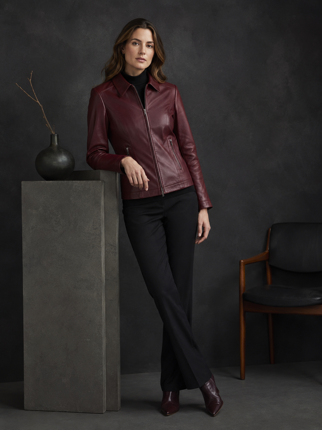 Genevieve Premium Leather Jacket