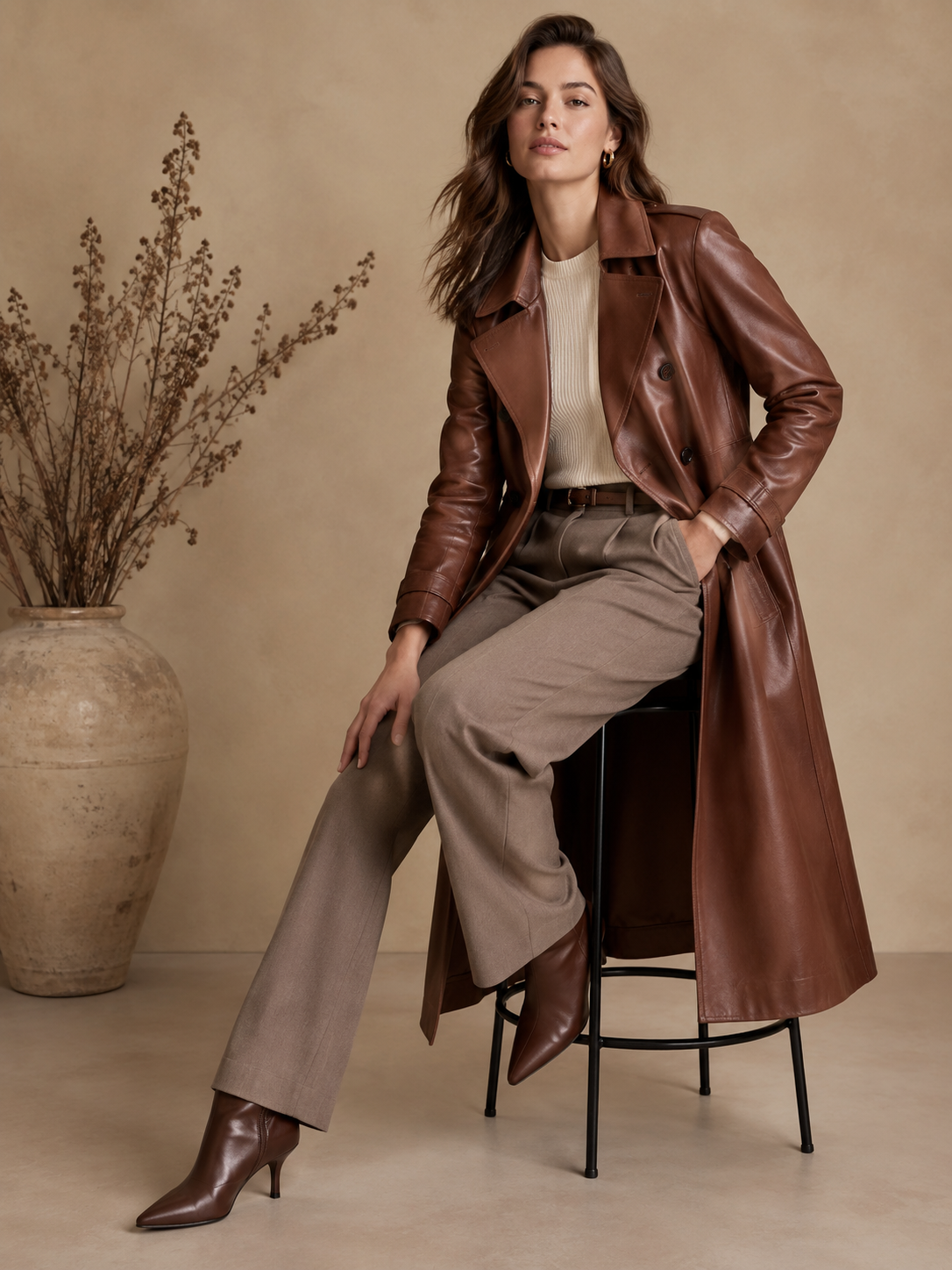 Marchetti Ankle-Length Coat