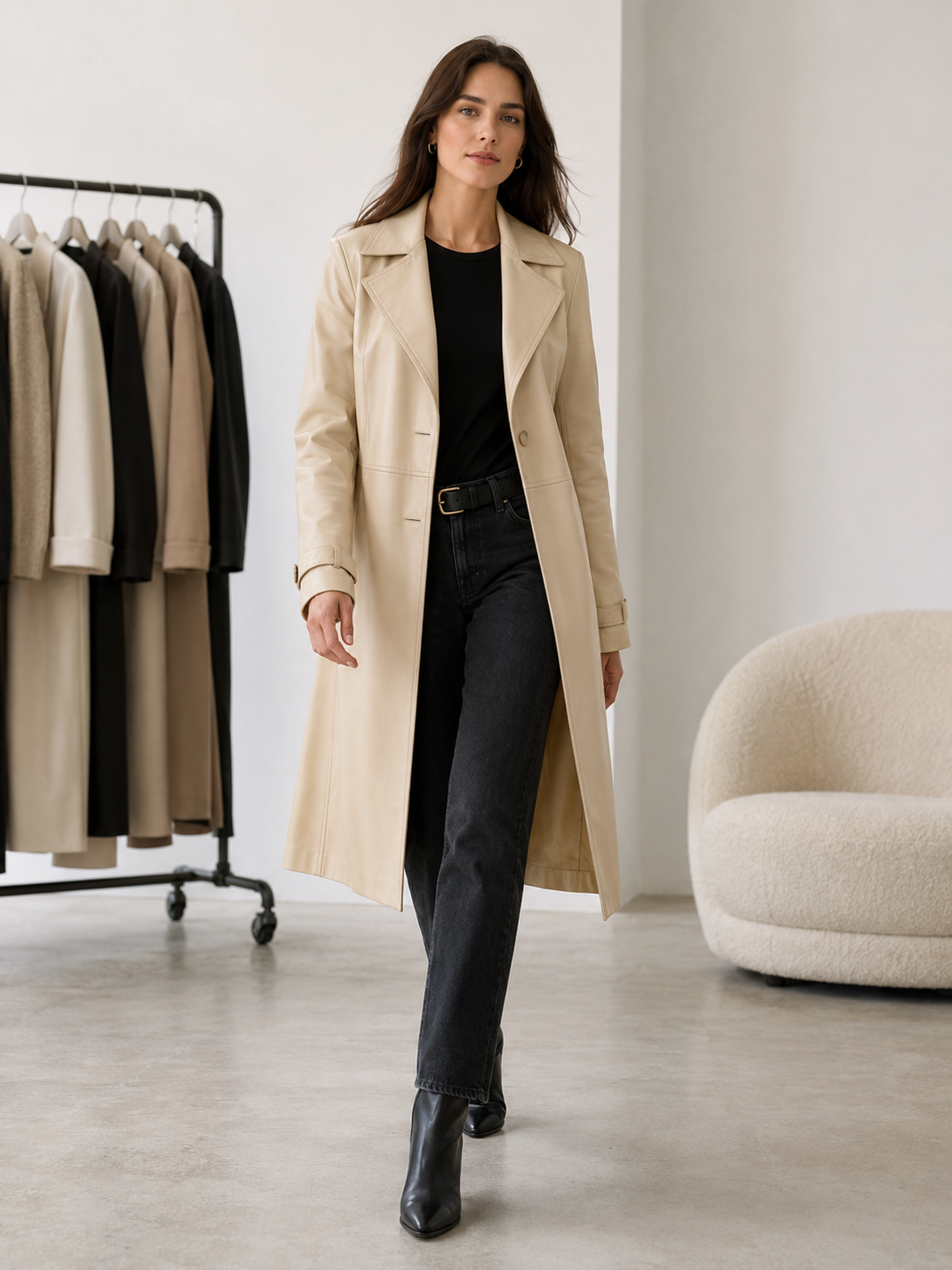 Beaumont Knee-Length Trench